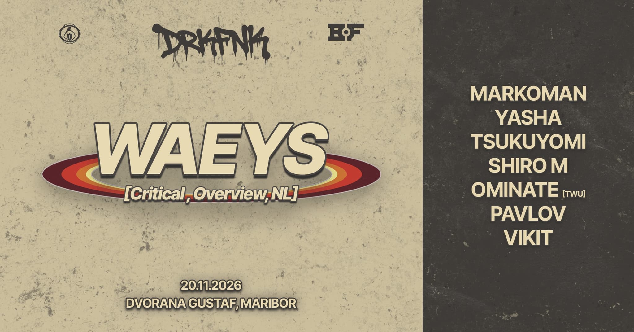 DARK FUNK: Waeys (NL) | Illegal x Bass Fighters